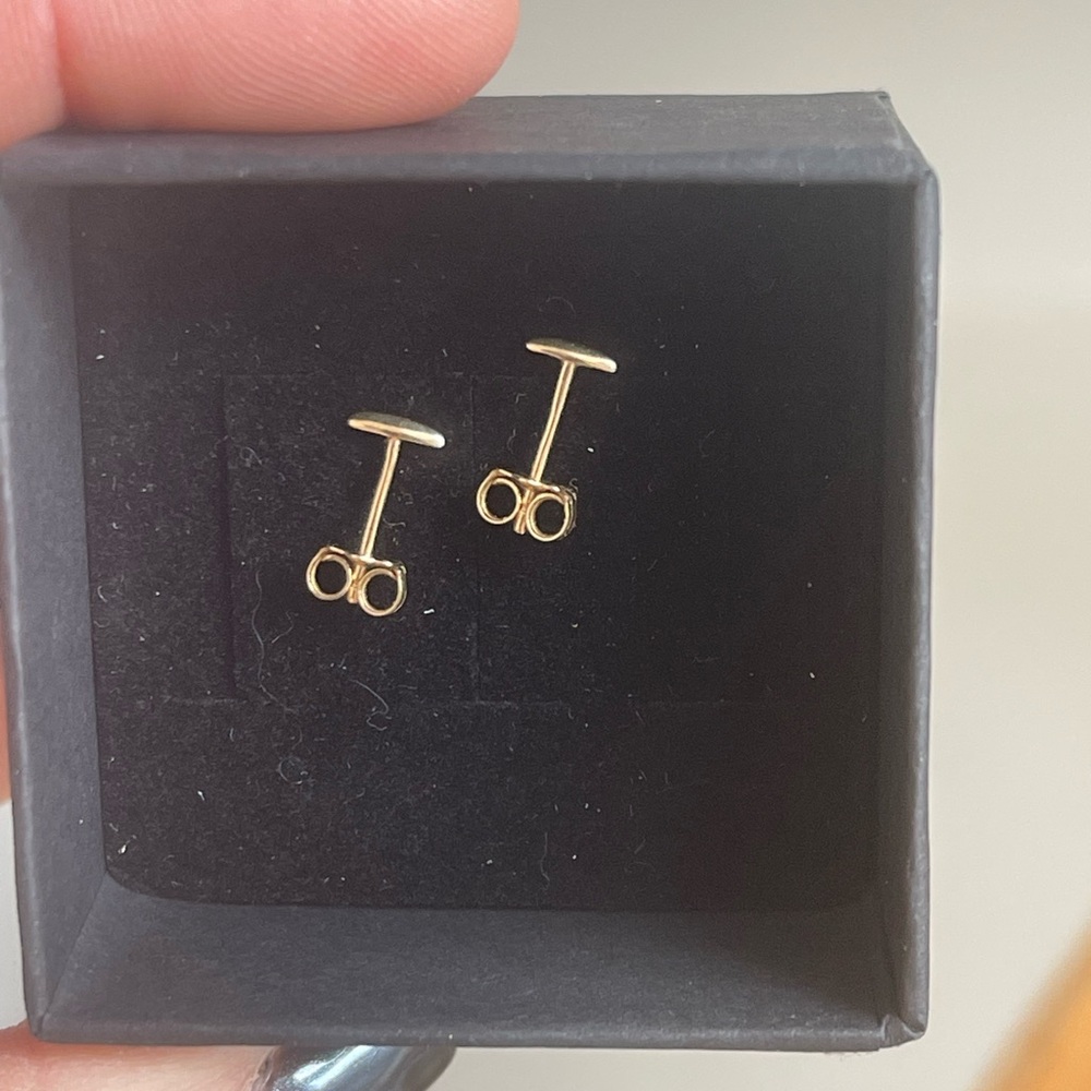 Catbird Little Secret Gold Stud Earrings